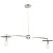 Progress Lighting - P400336-009 - Two Light Linear Chandelier - Trimble - Brushed Nickel