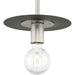 Progress Lighting - P500392-009 - One Light Mini Pendant - Trimble - Brushed Nickel