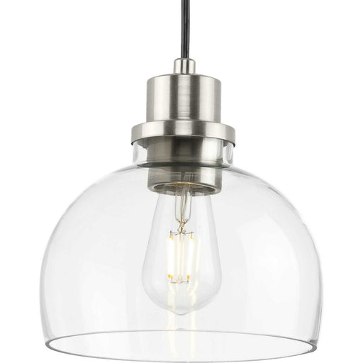 Garris One Light Mini Pendant Brushed Nickel