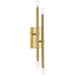 Progress Lighting - P710120-191 - Four Light Wall Bracket - Arya - Brushed Gold