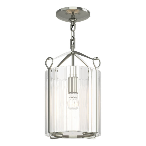 Bow One Light Semi-Flush Mount Sterling