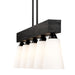 Golden - 1830-LP BLK-OP - Five Light Linear Pendant - Neela - Matte Black