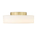 Golden - 3136-FM BCB-OP - LED Flush Mount - Toli - Brushed Champagne Brass