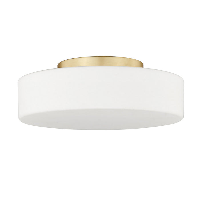 Golden - 3136-FM BCB-OP - LED Flush Mount - Toli - Brushed Champagne Brass