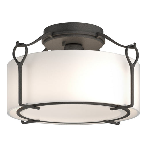 Bow One Light Semi-Flush Mount Natural Iron