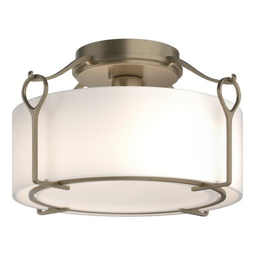 Bow One Light Semi-Flush Mount Soft Gold