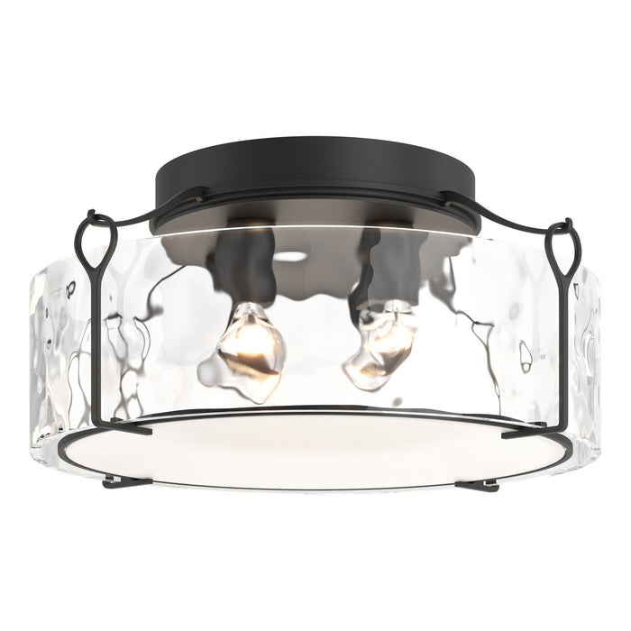 Hubbardton Forge - 121145-SKT-10-LL0216 - Four Light Semi-Flush Mount - Bow - Black