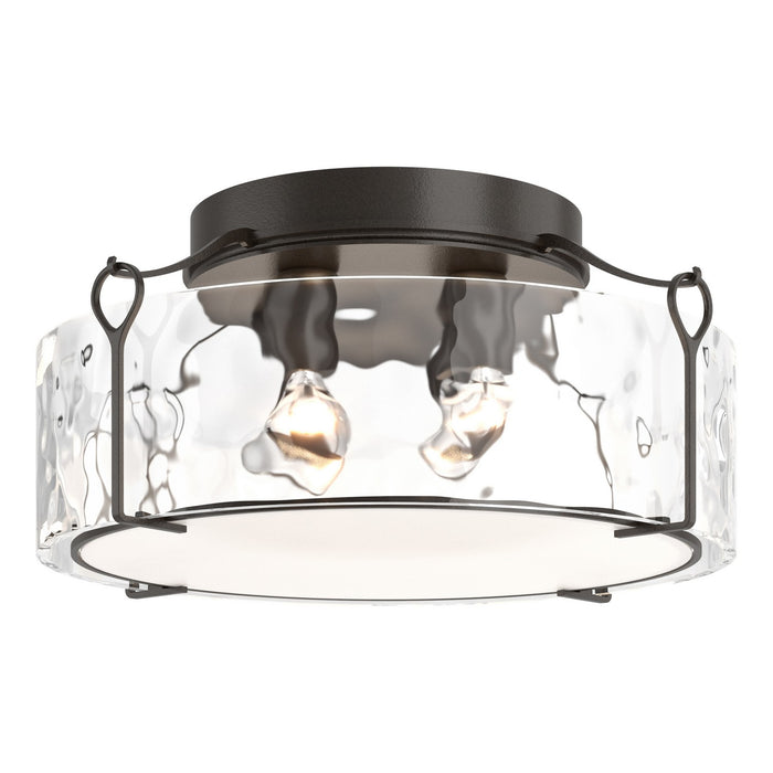 Hubbardton Forge - 121145-SKT-14-LL0216 - Four Light Semi-Flush Mount - Bow - Oil Rubbed Bronze