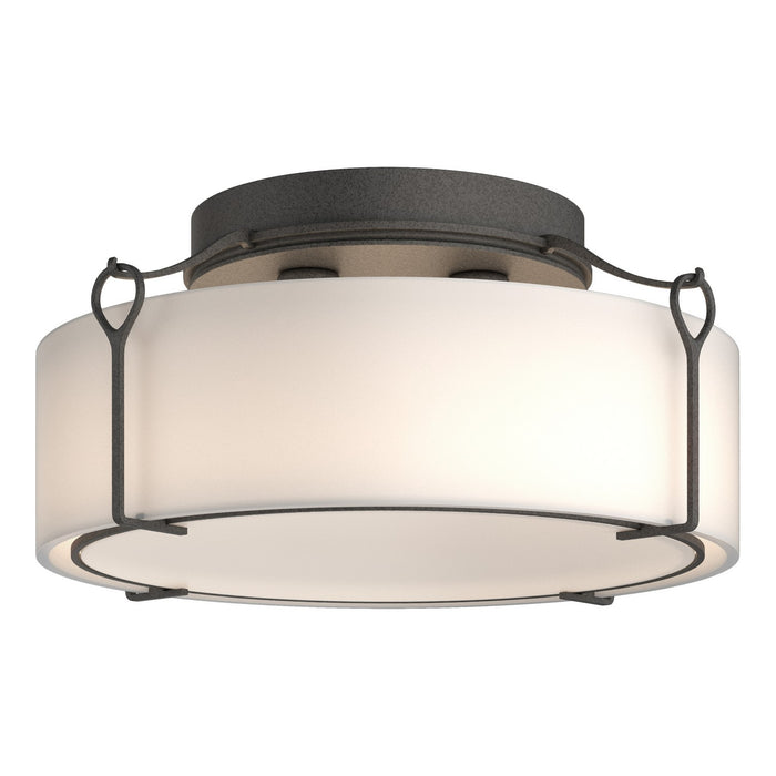 Hubbardton Forge - 121145-SKT-20-GG0216 - Four Light Semi-Flush Mount - Bow - Natural Iron