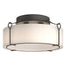 Hubbardton Forge - 121145-SKT-20-GG0216 - Four Light Semi-Flush Mount - Bow - Natural Iron
