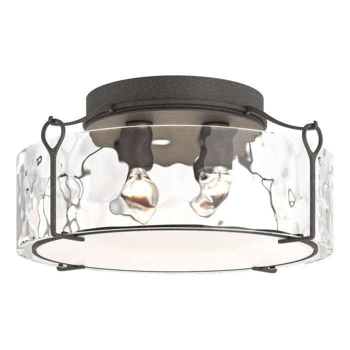 Hubbardton Forge - 121145-SKT-20-LL0216 - Four Light Semi-Flush Mount - Bow - Natural Iron