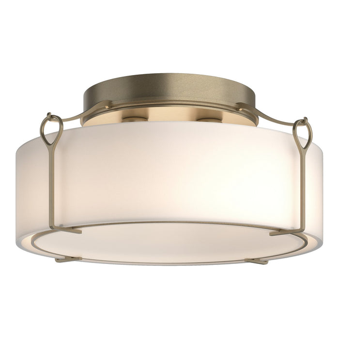 Hubbardton Forge - 121145-SKT-84-GG0216 - Four Light Semi-Flush Mount - Bow - Soft Gold