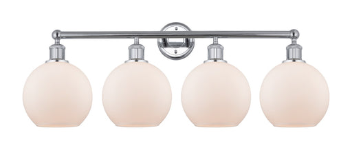 Edison Four Light Bath Vanity Polished Chrome