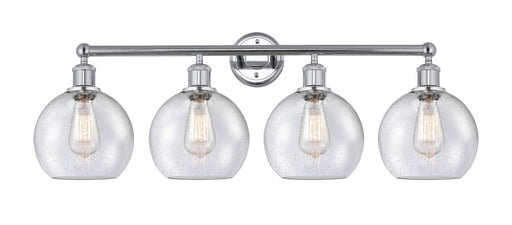 Edison Four Light Bath Vanity Polished Chrome