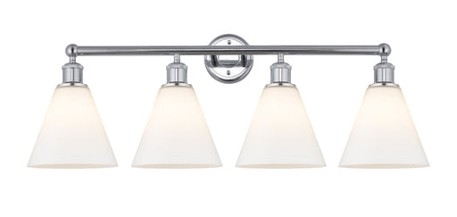 Edison Four Light Bath Vanity Polished Chrome