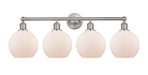 Innovations - 616-4W-SN-G121-8 - Four Light Bath Vanity - Downtown Urban - Satin Nickel