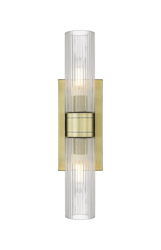 Innovations - 617-2W-AB-G617-8SCL - LED Bath Vanity - Downtown Urban - Antique Brass