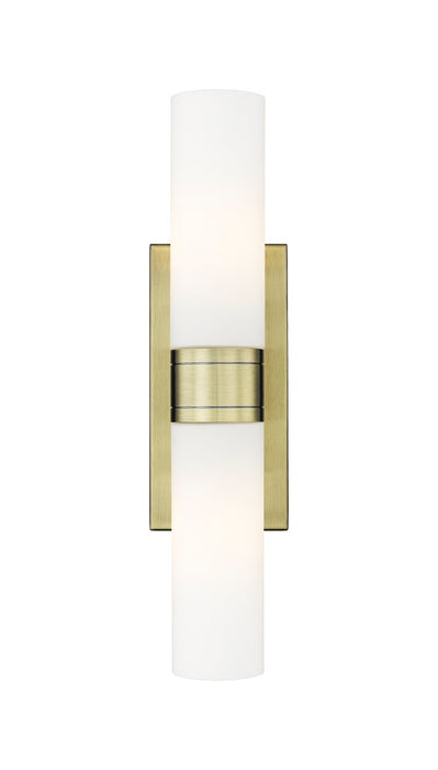 Innovations - 617-2W-AB-G617-8WH - LED Bath Vanity - Downtown Urban - Antique Brass