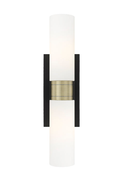 Innovations - 617-2W-BAB-G617-8WH - LED Bath Vanity - Downtown Urban - Black Antique Brass