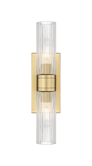 Innovations - 617-2W-BB-G617-8SCL - LED Bath Vanity - Downtown Urban - Brushed Brass