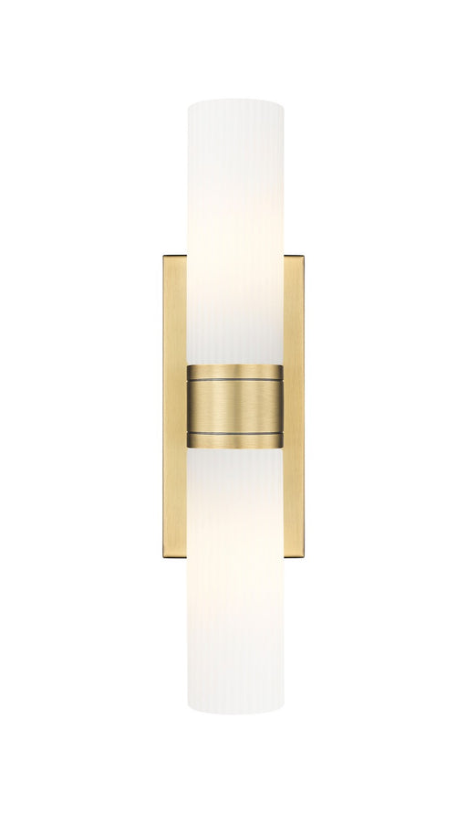 Innovations - 617-2W-BB-G617-8SWH - LED Bath Vanity - Downtown Urban - Brushed Brass