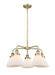 Innovations - 916-5CR-AB-G41 - Five Light Chandelier - Downtown Urban - Antique Brass