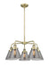 Innovations - 916-5CR-AB-G43 - Five Light Chandelier - Downtown Urban - Antique Brass