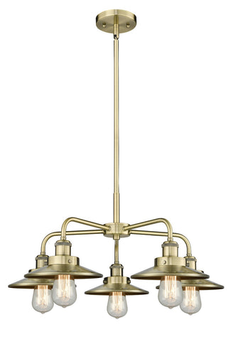 Downtown Urban Five Light Chandelier