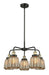 Innovations - 916-5CR-BAB-G146 - Five Light Chandelier - Downtown Urban - Black Antique Brass