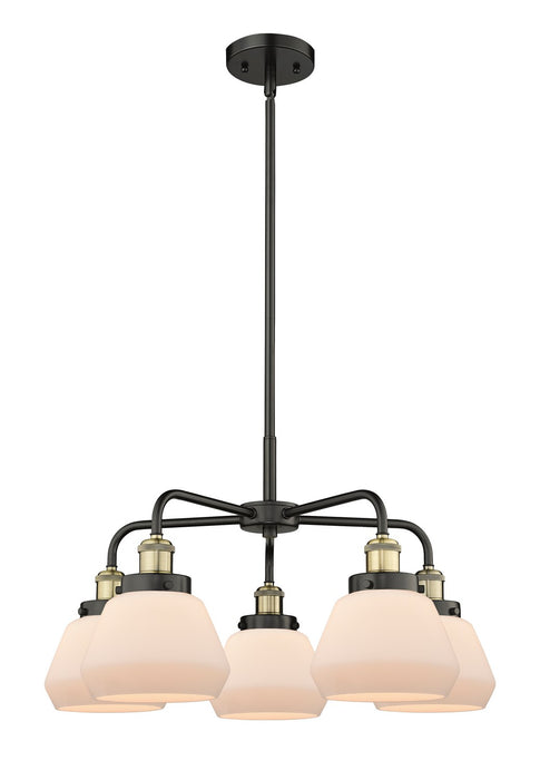 Innovations - 916-5CR-BAB-G171 - Five Light Chandelier - Downtown Urban - Black Antique Brass