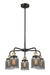 Innovations - 916-5CR-BAB-G53 - Five Light Chandelier - Downtown Urban - Black Antique Brass