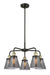 Innovations - 916-5CR-BAB-G63 - Five Light Chandelier - Downtown Urban - Black Antique Brass