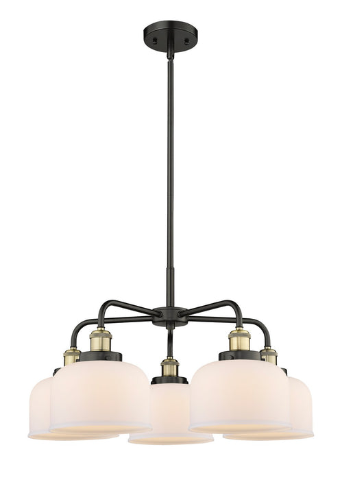 Innovations - 916-5CR-BAB-G71 - Five Light Chandelier - Downtown Urban - Black Antique Brass