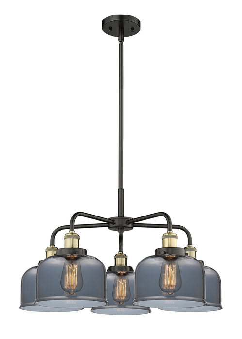 Innovations - 916-5CR-BAB-G73 - Five Light Chandelier - Downtown Urban - Black Antique Brass