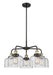 Innovations - 916-5CR-BAB-G74 - Five Light Chandelier - Downtown Urban - Black Antique Brass