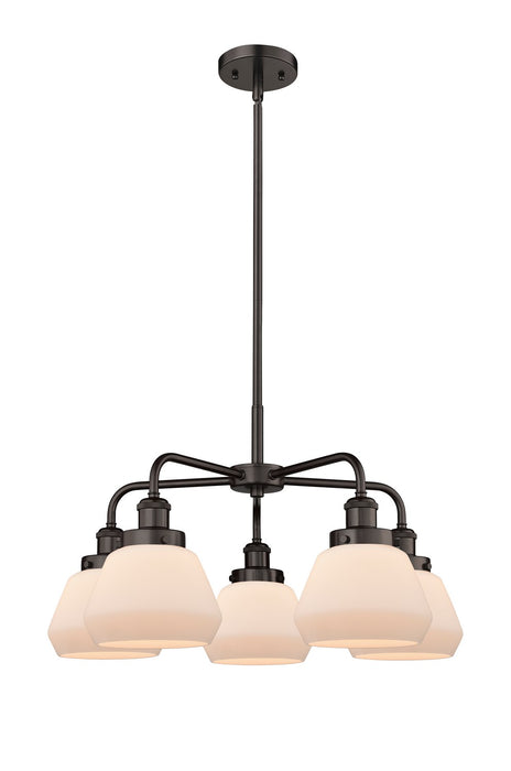 Innovations - 916-5CR-OB-G171 - Five Light Chandelier - Downtown Urban - Oil Rubbed Bronze