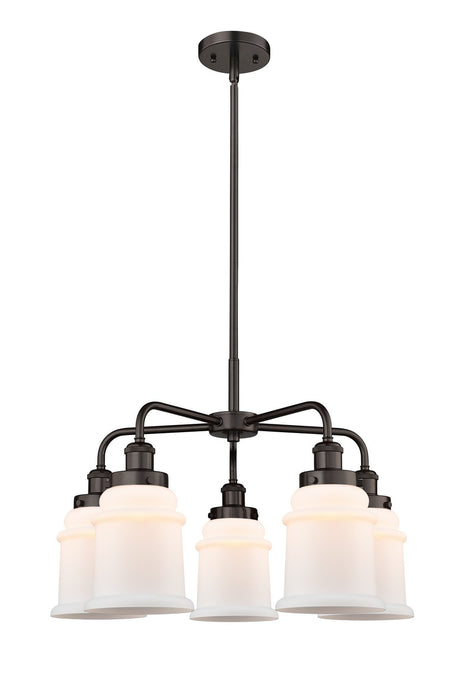 Innovations - 916-5CR-OB-G181 - Five Light Chandelier - Downtown Urban - Oil Rubbed Bronze