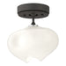 Hubbardton Forge - 121372-SKT-20-14-FD0710 - One Light Semi-Flush Mount - Ume - Natural Iron