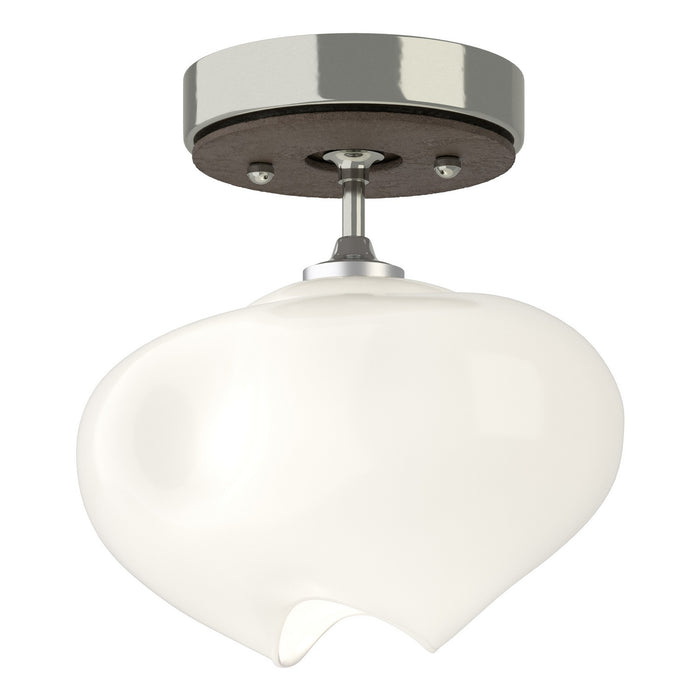 Hubbardton Forge - 121372-SKT-85-05-FD0710 - One Light Semi-Flush Mount - Ume - Sterling