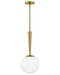 Lark - 83507LCB - LED Pendant - Izzy - Lacquered Brass
