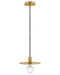 Lark - 83887LCB - LED Convertible Pendant - Lulu - Lacquered Brass