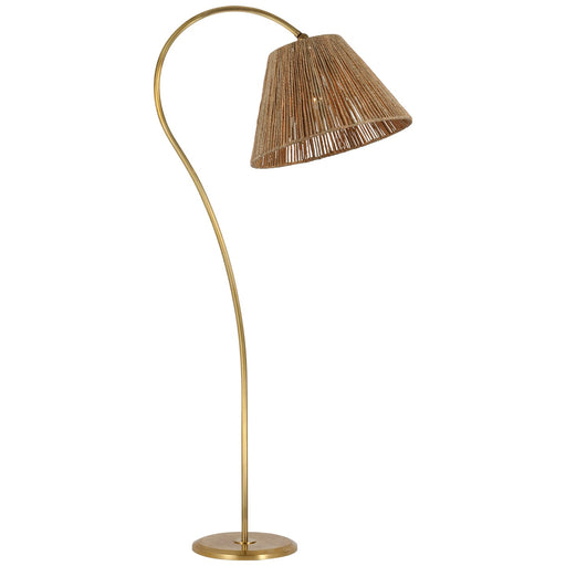 Visual Comfort Signature - AL 1060HAB-NAB - LED Floor Lamp - Dume - Hand-Rubbed Antique Brass