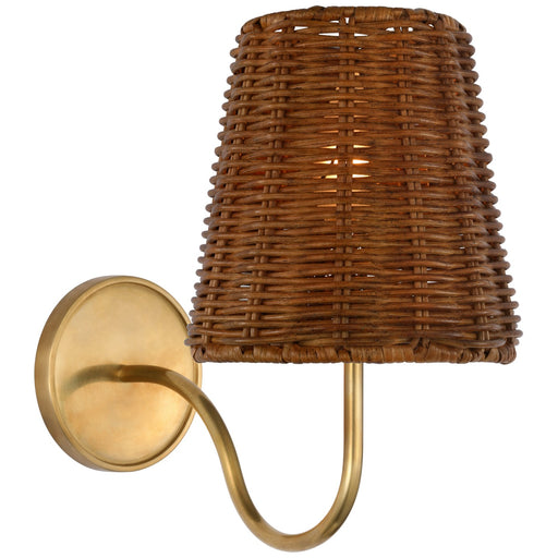 Visual Comfort Signature - AL 2000HAB-DRW - LED Wall Sconce - Lyndsie - Hand-Rubbed Antique Brass