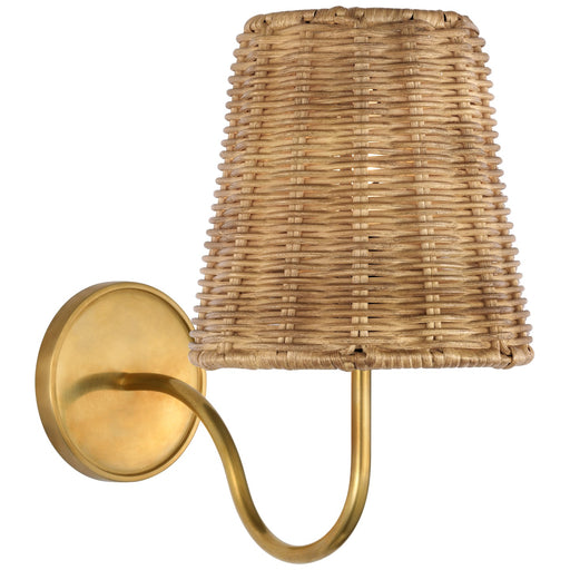 Visual Comfort Signature - AL 2000HAB-NTW - LED Wall Sconce - Lyndsie - Hand-Rubbed Antique Brass
