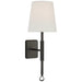 Visual Comfort Signature - AL 2005BZ/CHC-L - LED Wall Sconce - Griffin - Bronze And Chocolate Leather