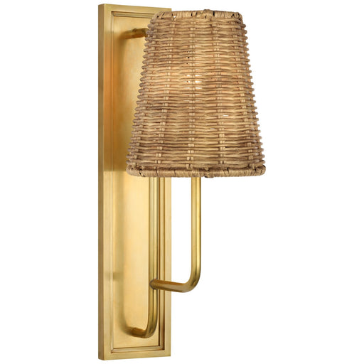 Visual Comfort Signature - AL 2060HAB-NTW - LED Wall Sconce - Rui - Hand-Rubbed Antique Brass