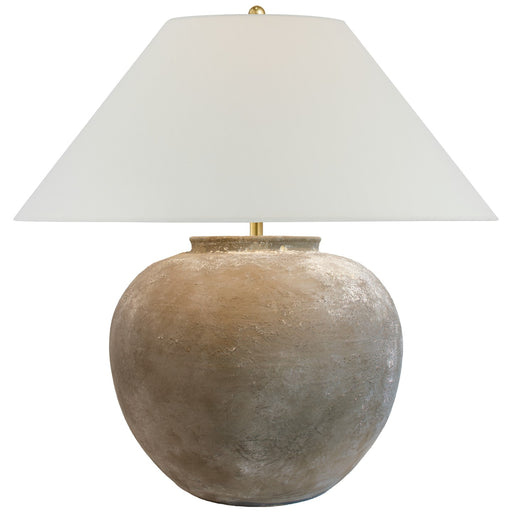 Visual Comfort Signature - AL 3600STG-L - LED Table Lamp - Casey - Silt Grey Ceramic