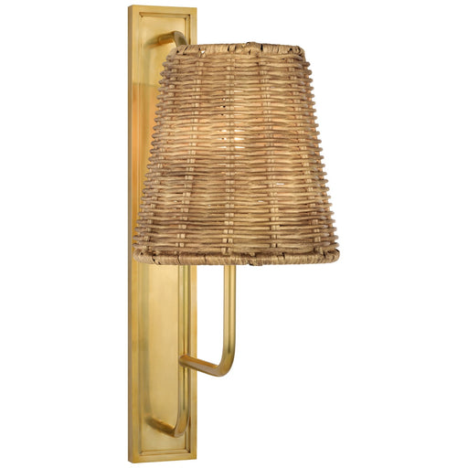 Visual Comfort Signature - AL 2061HAB-NTW - LED Wall Sconce - Rui - Hand-Rubbed Antique Brass