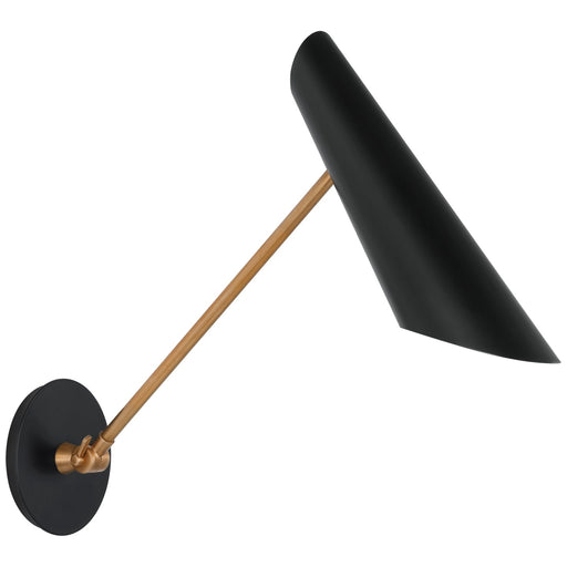 Visual Comfort Signature - ARN 2412HAB-BLK - LED Wall Sconce - Franca - Hand-Rubbed Antique Brass