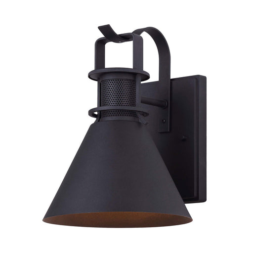 Avery One Light Outdoor Wall Mount Black